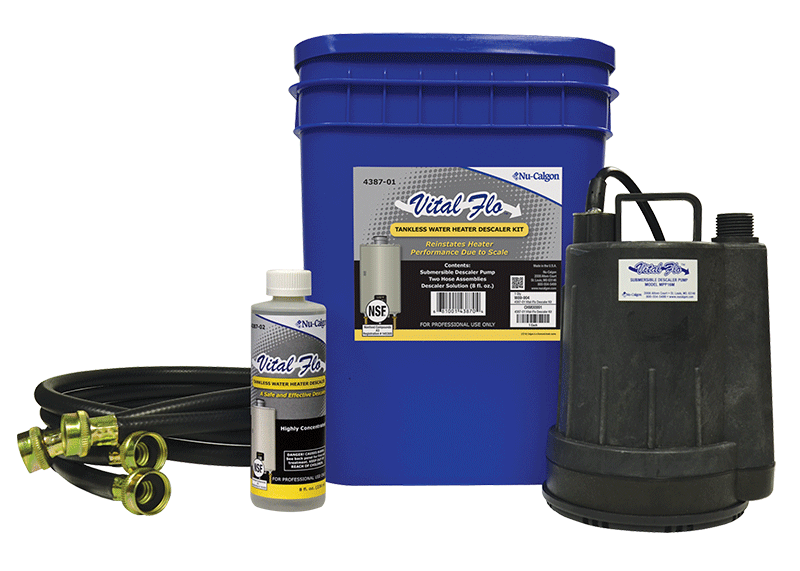 Tankless Hot-Water Descaling Kit