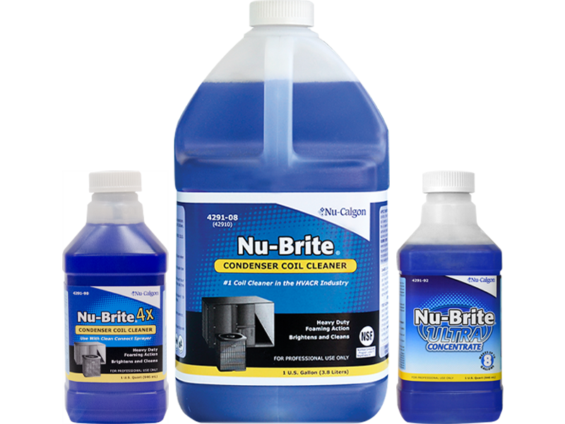 Nu-Calgon Nu-Brite Condenser Coil Cleaner 1 Gallon / 3.8 Liters