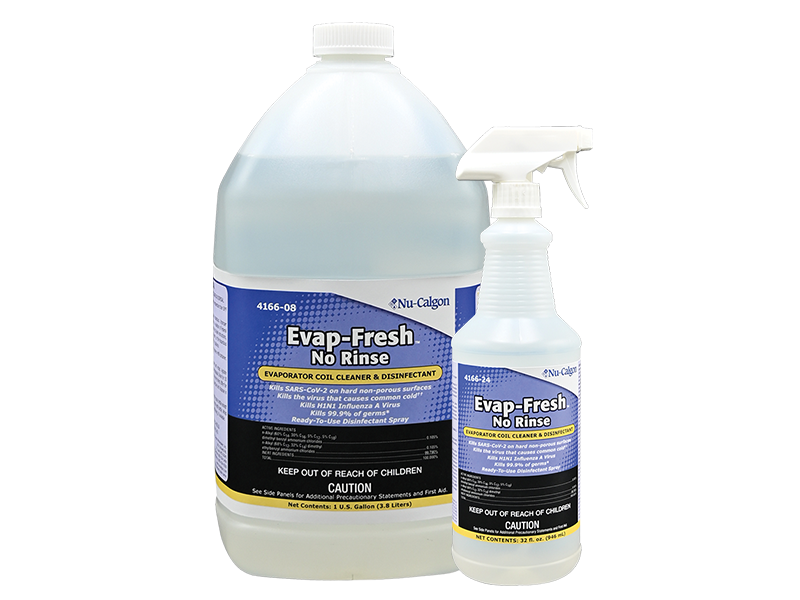Nu-Calgon Evap Fresh No Rinse Evaporator Coil Cleaner & Disinfectant 1 lb 2  oz / 511g – Air Condition Depot Ltd.