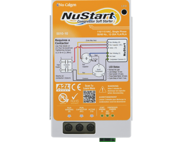NuStart, 115VAC Single Phase, 12-20 RLA